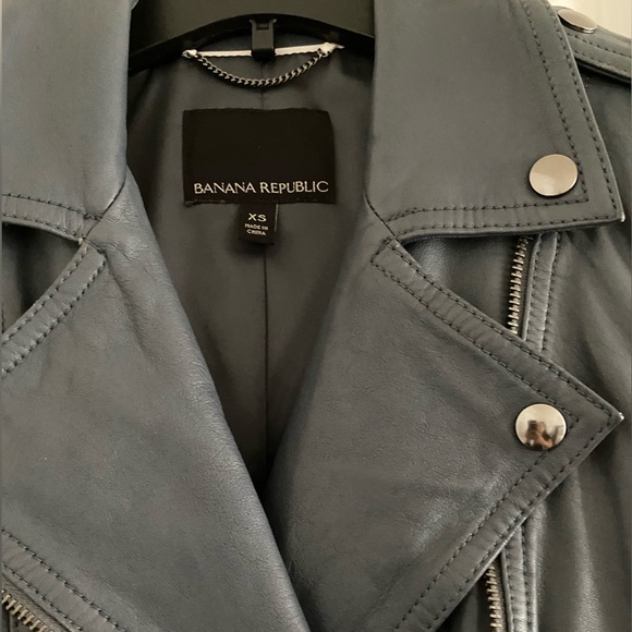 Banana Republic Leather jacket. Xs - Picture 2 of 4